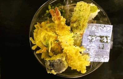 海老天入り天ぷらおろしそば
